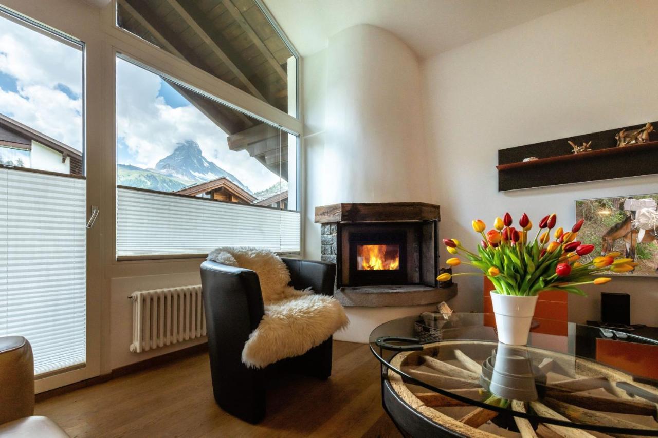 Ferienwohnung Haus Mia Церматт Экстерьер фото